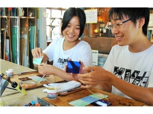 「地域クーポン利用可能プラン」【愛知・南知多】ガラスでいろいろ作れる「ステンドグラスプラン」はんだごて使用！の画像