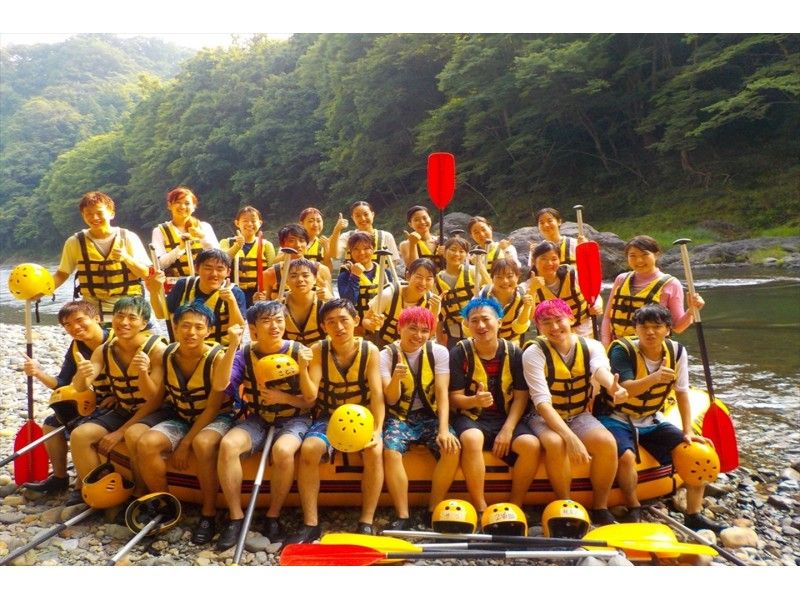 [Yamanashi Kawaguchiko] Katsura River rafting: Half-day long course, 3rd-grade students+ can join!