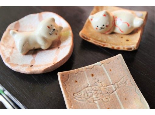 [Nagoya Sakae] A chance to choose from a bean plate hand-kneading or a cat chopstick rest ☆ Make today a wonderful day ♪の画像