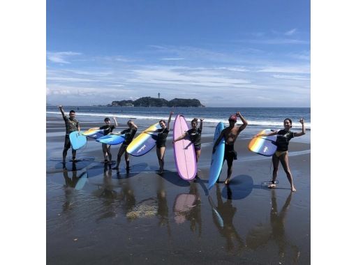 【神奈川・湘南・藤沢・江ノ島】初回限定1100円OFFキャンペーン価格実施中！！未経験・初心者・体験サーフィンスクール！の画像