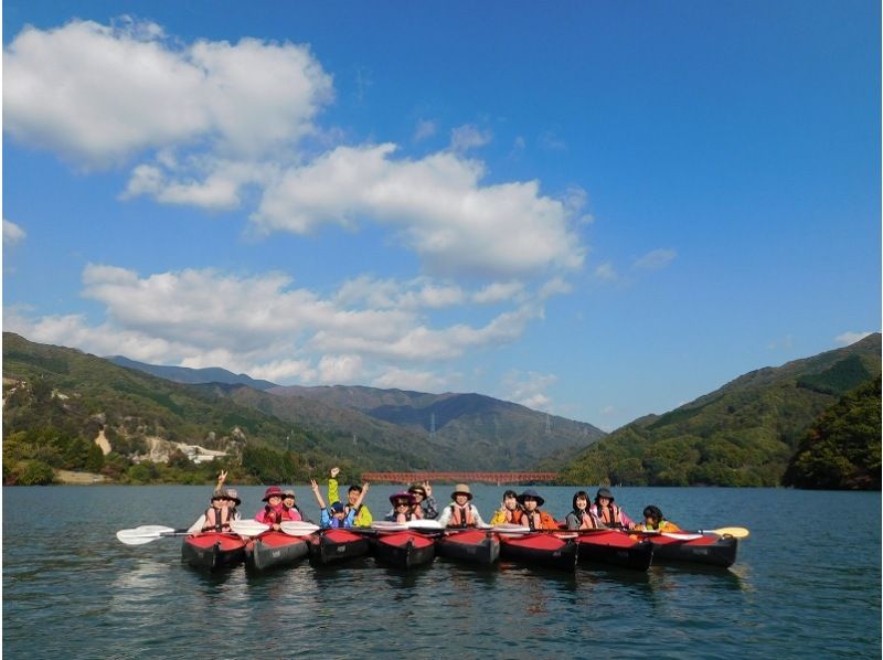 Kanukko [Kusagi Lake, Midori City, Gunma Prefecture] Canoeing available from age 3! (Half-day) Kusagi Lake canoe tour ☆ Free photos! Dogs can ride too!の紹介画像
