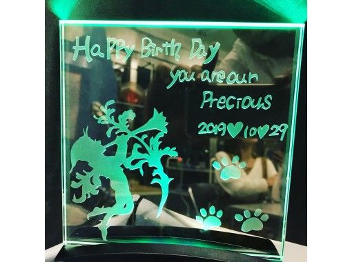 [Asakusabashi 1 minute] Creating an interior to decorate your anniversary ~ Creating a shining LED illumination panel set! ~Let's carve memories~ The two of you can make it together.の画像
