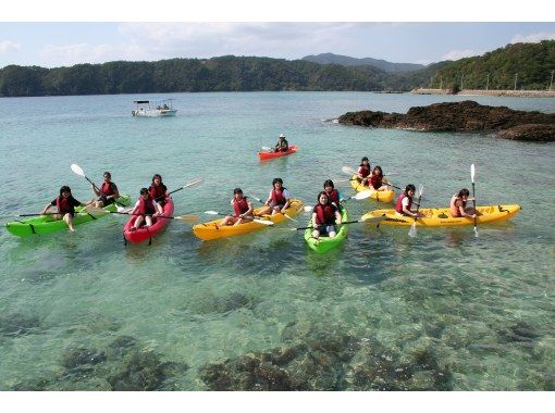 [冲绳/名护]体验大海！大浦湾海上皮划艇和海滩探险の画像