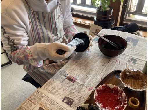 【石川・加賀】【伝統工芸】【漆器体験】初心者歓迎！お椀の拭漆体験の画像