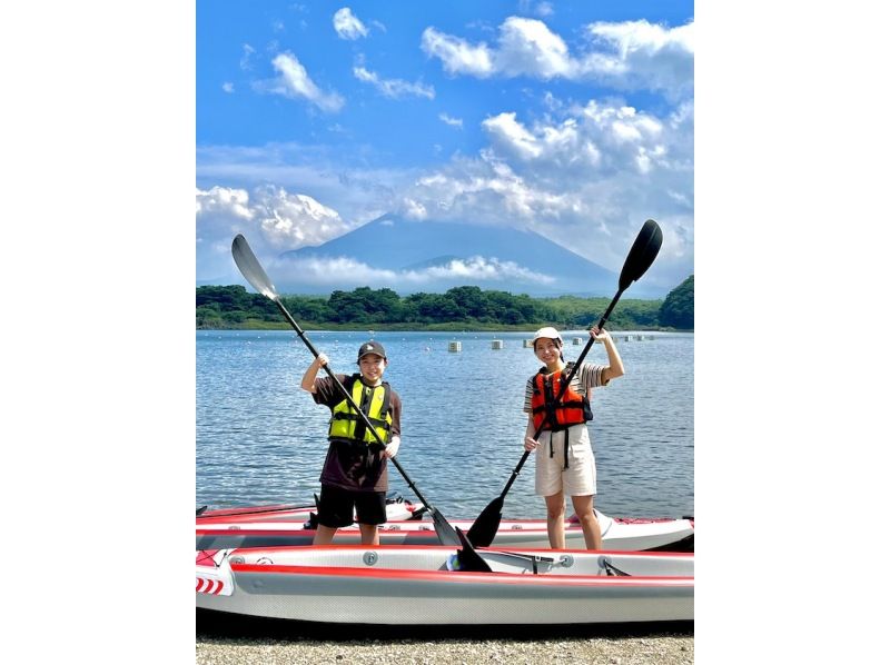[Yamanashi/Fuji Five Lakes/Lake Shoji] "Your own private plan" Real jungle cruise in the lava gap with a kayak! Eco guided tour of the lake at the foot of Mt. Fujiの紹介画像