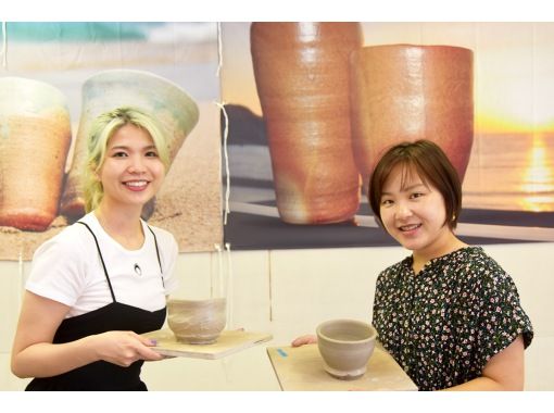  陶藝/陶輪【靜岡縣伊東站步行2分鐘】黏土使用次數不限/製作3-5件後選擇一件進行燒製/16種基本成品の画像
