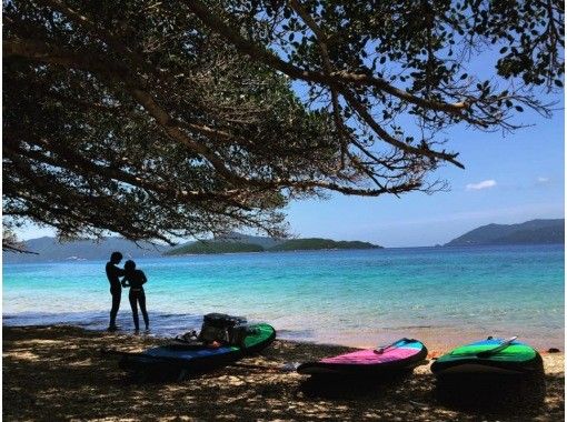 [Amami Oshima] Enjoy the beautiful beach and coral reef sea! 1 Day SUP Shirahama Tour!の画像
