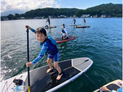 【長野・野尻湖】初めての方でも気軽に楽しめるSUP体験！半日プランの画像