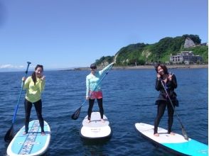 【湘南・鎌倉.初心者向け！】SUP体験スクール (1時間コース)（体験中の写真プレゼント！）午前スクール（９時）