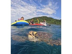 【石垣島・貸切】一組限定ウミガメシュノーケリング/３歳からご予約可能！体験時間１.5時間※青の洞窟ご案内希望可≪写真データ・送迎・機材無料≫