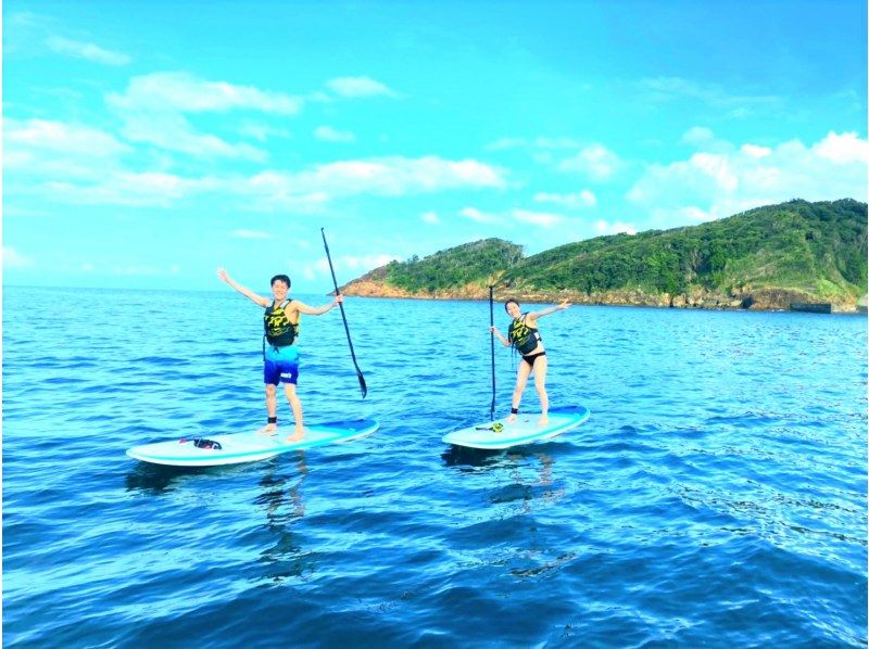 [Shizuoka, Shimoda Sotoura Beach] SUP experience & snorkeling 60 minutes - with instructor guideの紹介画像