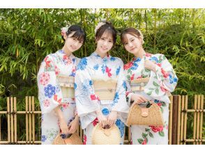 [东京/新宿]带外景拍摄的浴衣租赁计划！ 1小时50刀数据传递！