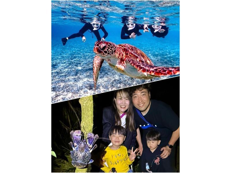 【宮古島/当日予約OK!!】《お得なセットプラン!!》ウミガメシュノーケリング＆南国ジャングルナイトツアーのセットプラン♪の紹介画像