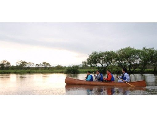 [北海道·釧路河濕地】讓我們在獨木舟或船上放鬆，同時感受到濕地吹來的風，直到水閘[標準課程]の画像