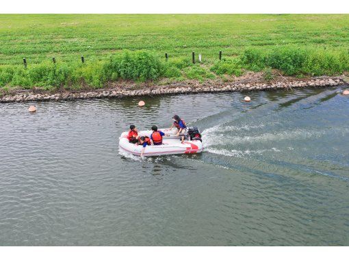 【山形県・寒河江市】免許不要！2馬力ボート操縦体験！の画像