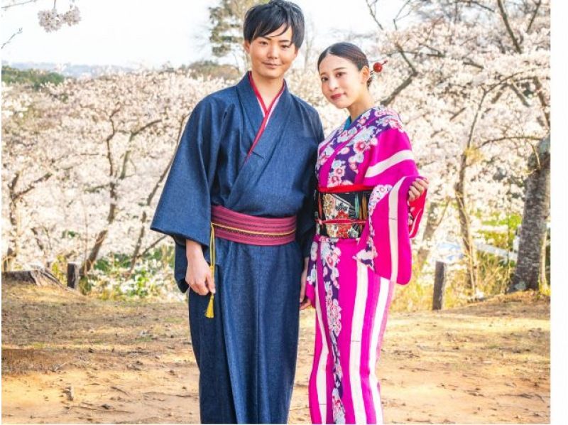 【宮城・仙台】期間限定！着物レンタルでお花見＆夜桜プラン〜着付けプランお得な5500円！女性・カップル・ファミリーにおすすめの紹介画像