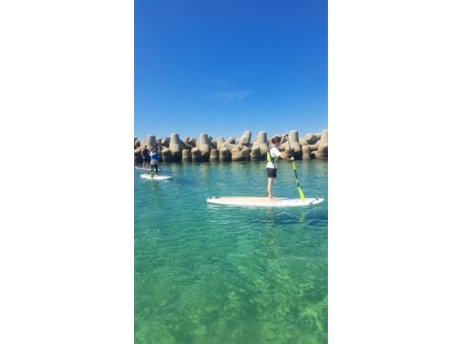 [山口/下关]即使是初学者也可以感到安全“在美丽的日本海体验SUP”适合情侣，家人和朋友的小团体！の画像