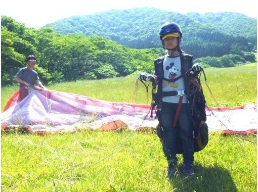【宮城県・大崎市】自然の景色を1日中満喫するプラン！よくばりパラグライダー体験！（1日）初心者向けの画像