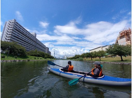 [Tokyo Kayaking] Spectacular views of the Skytree! Tokyo Kayaking Tour ♪ A local guide will guide you.の画像
