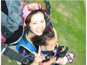 [Hyogo/ Kannabe Kogen] A safe "tandem flight experience" with an instructor and a three-seater ride is possible!