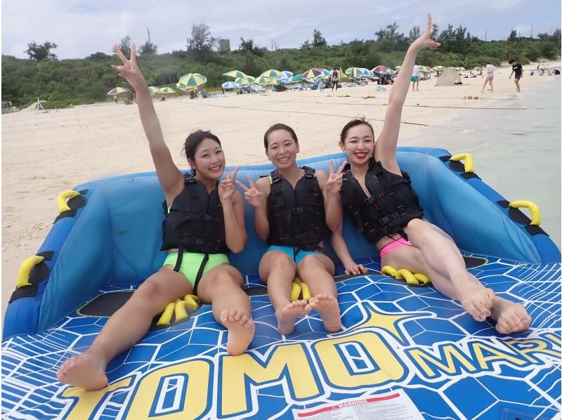 [Departing from the north, landing on Minna Island] Paradise just 15 minutes from the main island! 3 marine trial courses & one-day beach tour ★Full of great benefits & round-trip boat ticket included★の紹介画像