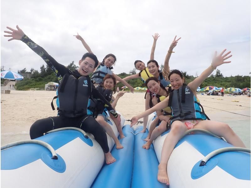 [Departing from the north, landing on Minna Island] Paradise just 15 minutes from the main island! 3 marine trial courses & one-day beach tour ★Full of great benefits & round-trip boat ticket included★の紹介画像
