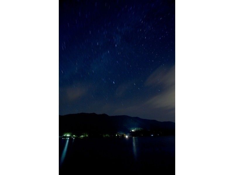 【長野・大町市】青木湖 　星空（曇りの場合夜）の湖面散歩 ＆ホタル観賞クルーズ　星空ガイド同行の紹介画像