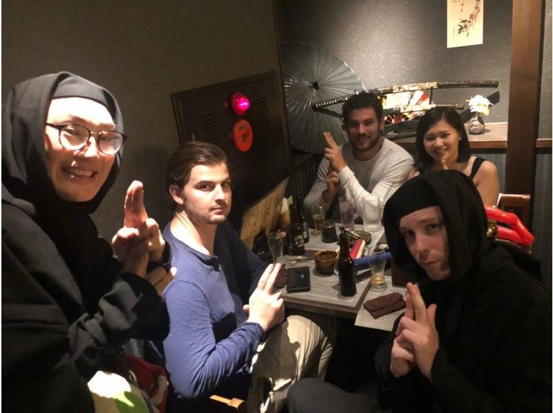 [东京浅草]居酒屋和忍者！在忍者酒吧与忍者两枪！这是我们店里最豪华的套餐！の紹介画像