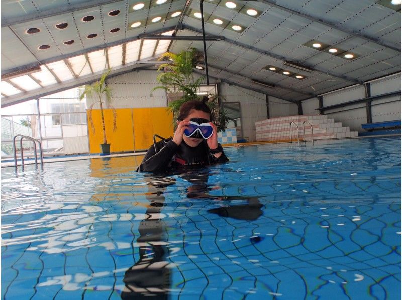 [Urayasu, Funabashi, Chiba] "Relaxing experience in a heated pool & review diving" with commemorative photosの紹介画像