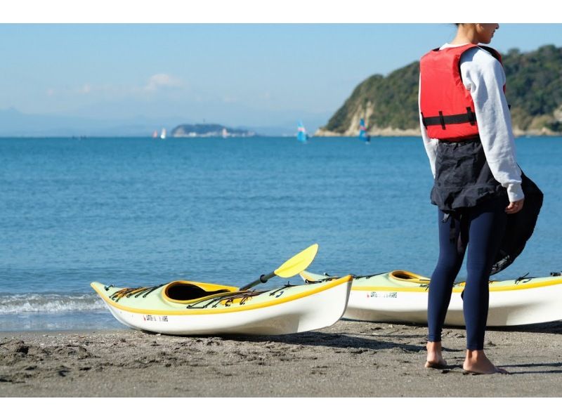 [Shonan/Zushi/Kayak] Luxurious sea kayaking half-day experience at a members-only resort facility★Bath towels provided. Comes with 1 drink and photo data present.の紹介画像