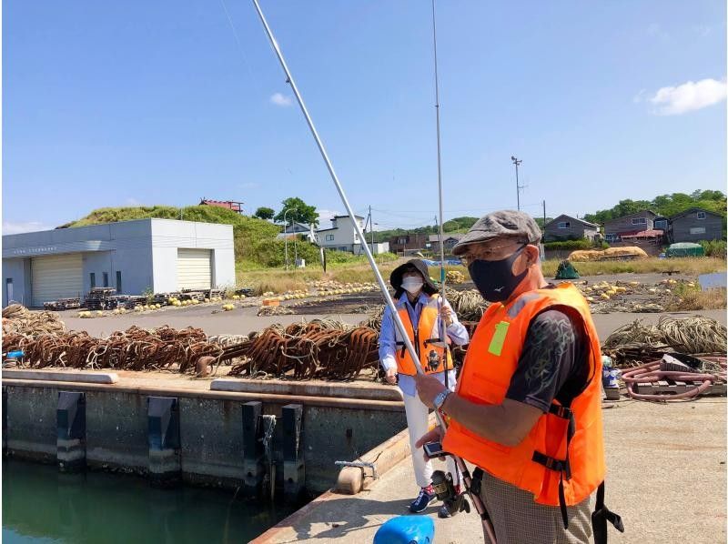 ★Meet at Atsuta Kotan Fishing Port in Ishikari City★ Half-day economy tour of sea fishing experience near Sapporo (light guide plan)の紹介画像
