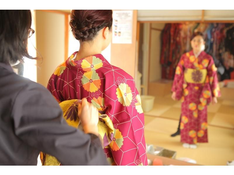【京都・清水寺】着物(浴衣)で抹茶+石臼体験 7,000円(税別) ！　お得なコラボプランですの紹介画像