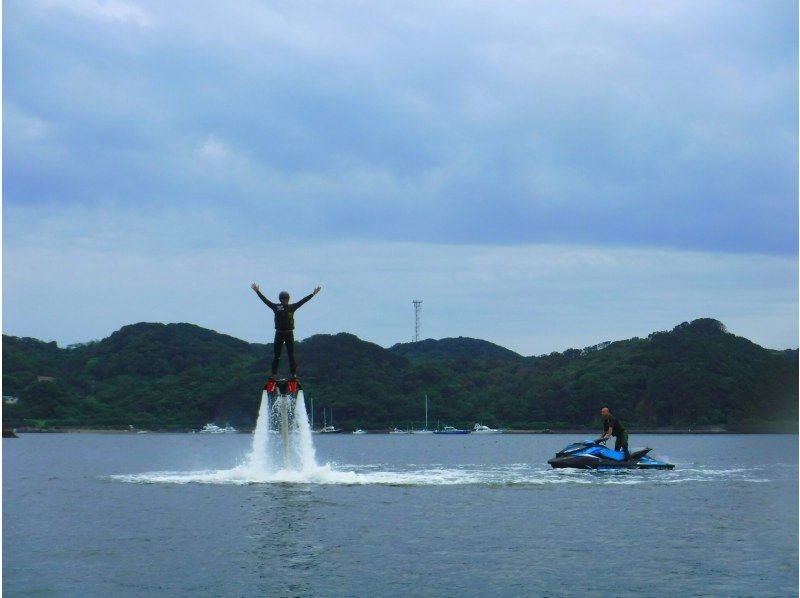 [静冈/下田] ☆自选方案★仅限水上摩托艇或乘船☆飞行板+尾波滑水摄影/观赏の紹介画像