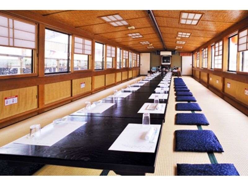 【東京・浅草】屋形船に乗って東京を周遊！ [隅田川クルーズ“武蔵”]貸切プラン！の紹介画像