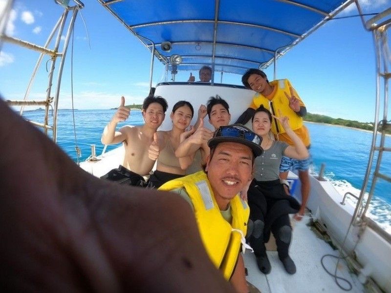 ★Okinawa Headquarters, Minna Island, Sesoko Island, or Gorilla Chop Boat snorkeling for beginners♪ Free photo data! A very popular tour for families, friends, and couples!の紹介画像