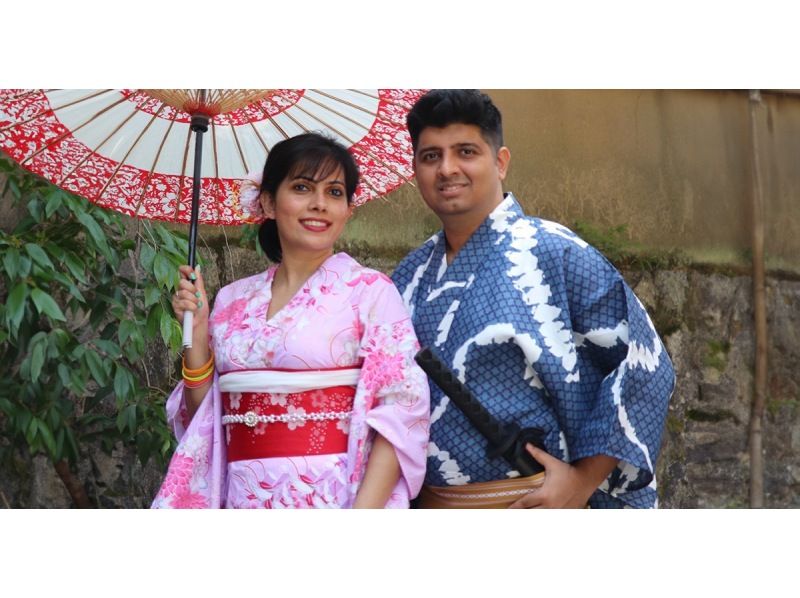 [京都/清水寺]京都情侶方案浴衣約會☆2人5,500日元的絕佳方案！包括女士髮套の紹介画像