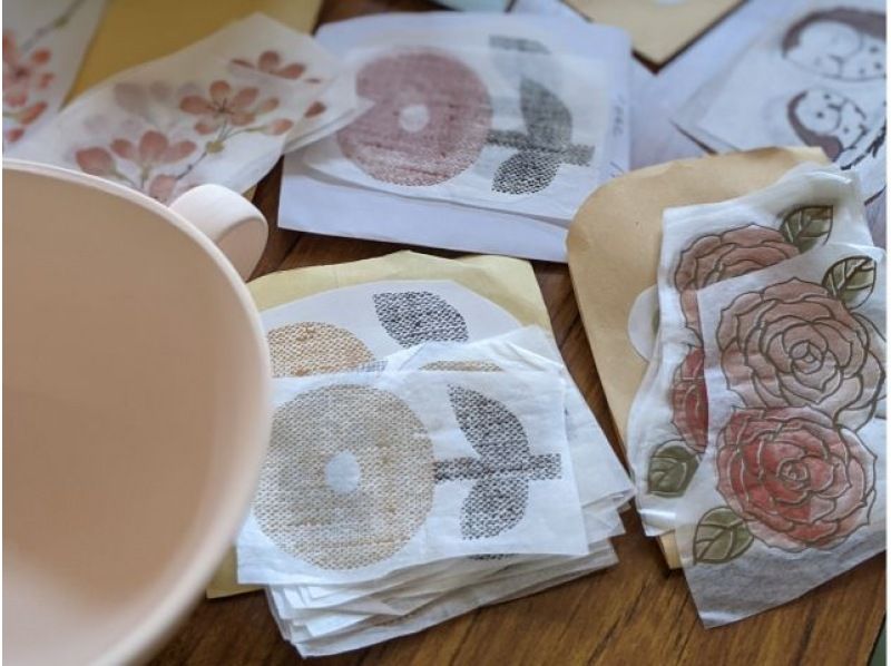 [Saga/Ureshino] Easy to try even for the first time! Paste painting experience ~ “Three-piece plate & free cup 2 set plan” with shopping coupon ♪の紹介画像