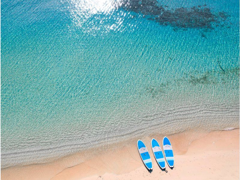 [Private charter] Drone photography included at no extra charge! SUP on the beach with a spectacular view of Miyako's blue sea! ★Popular activity★ Photo gift!の紹介画像