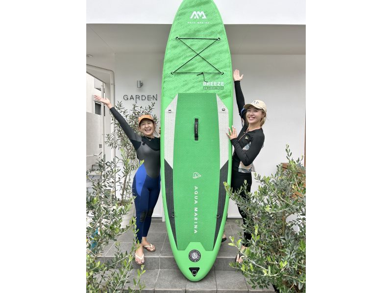 【湘南・SUPヨガ】茅ヶ崎の海でサップヨガ！湘南１豊富なプラン‼︎リフレッシュして非日常な時間‼︎未経験でも安心。の紹介画像