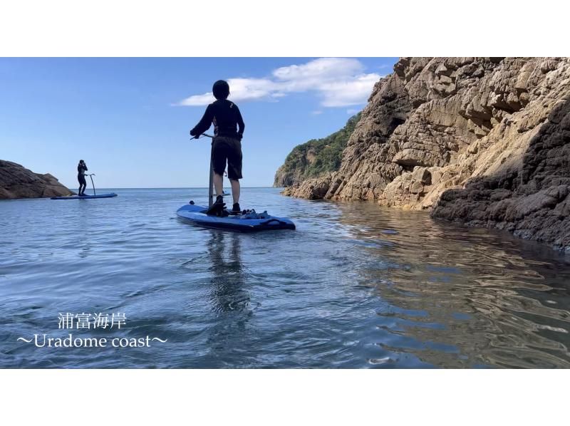 【鳥取・岩美浦富海岸】新感覚ペダル式SUP体験