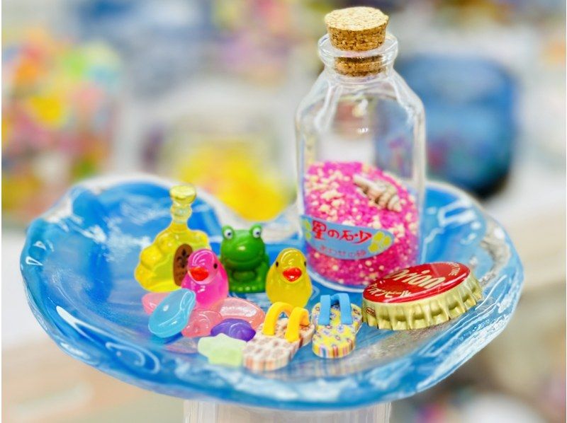 [Okinawa, Kokusai Street, Gel Candles] Lots of free parts! Make a gel candle with Ryukyu glass and shells!の紹介画像