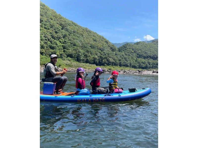 【高知・四万十川】サップ（SUP）体験　四万十川の中州で川遊び 難易度★☆☆