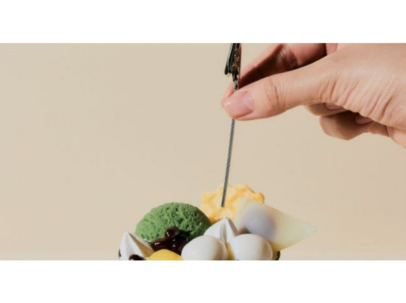 【大阪・なんば】抹茶パフェの食品サンプルメモスタンド制作体験の紹介画像