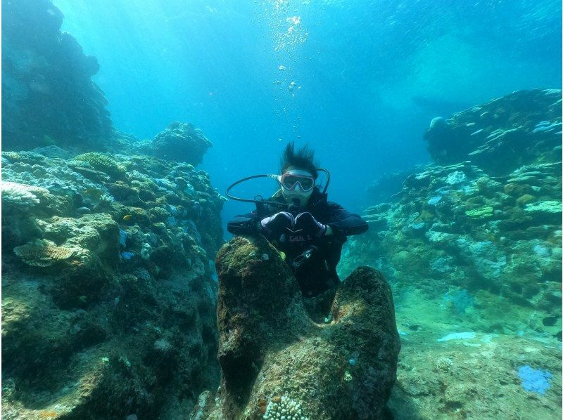 [Love Island Kouri Island/Nakijin] Boat Diving Experience (1 dive) Photo and video shoot includedの紹介画像