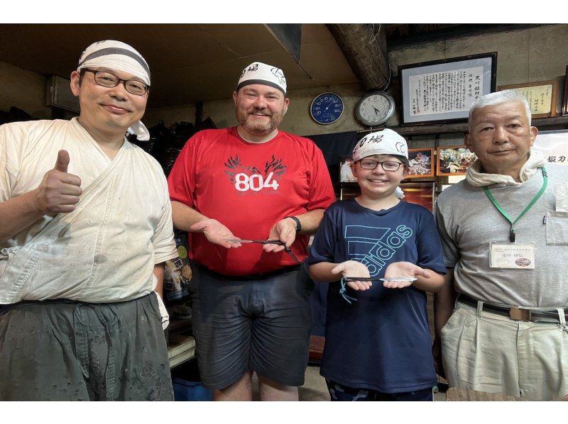 [Hyogo, Aioi] Experience making a small knife and observe the making of a Japanese sword (forging)の紹介画像