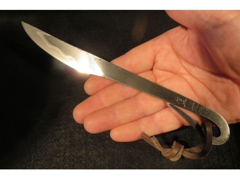 [Hyogo, Aioi]  Making a small steel sword and observe the making of a Japanese sword (forging)
