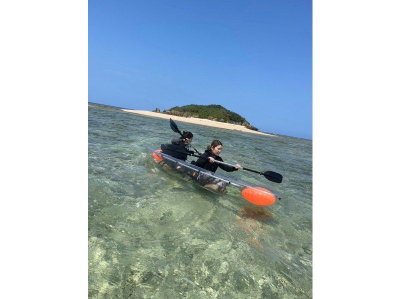 [Itoman/Naha] Have fun in the deserted sea with thrilling activities including clear sup, wakeboarding, and banana boats! 10 types of marine activities available for 90 minutes!の紹介画像