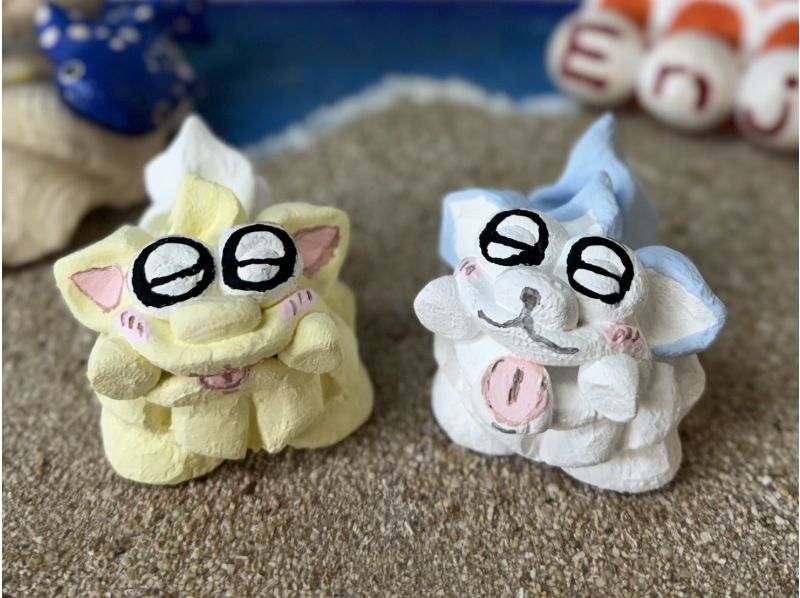 Great value for everyone! A simple painting experience on a handmade shisa made by a craftsman! You can take it home right away! Call us to make a reservation on the day!の紹介画像