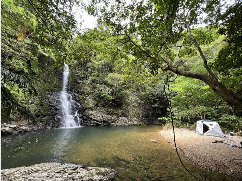 [Okinawa, Nago] <Secret waterfall sauna> Trekking in an area that is usually off-limits in Yanbaru! An impressive experience in a private space!の紹介画像