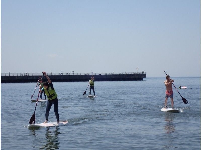 サップ　SUP　スクール体験コース！【2時間】【千葉・稲毛海岸】海で楽しく過ごそう！